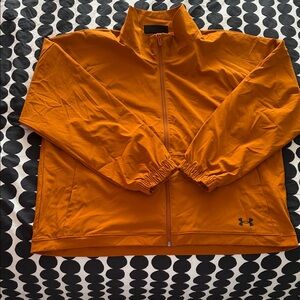 Under Armour Vibrant Burnt Orange Full-Zip Jacket XL